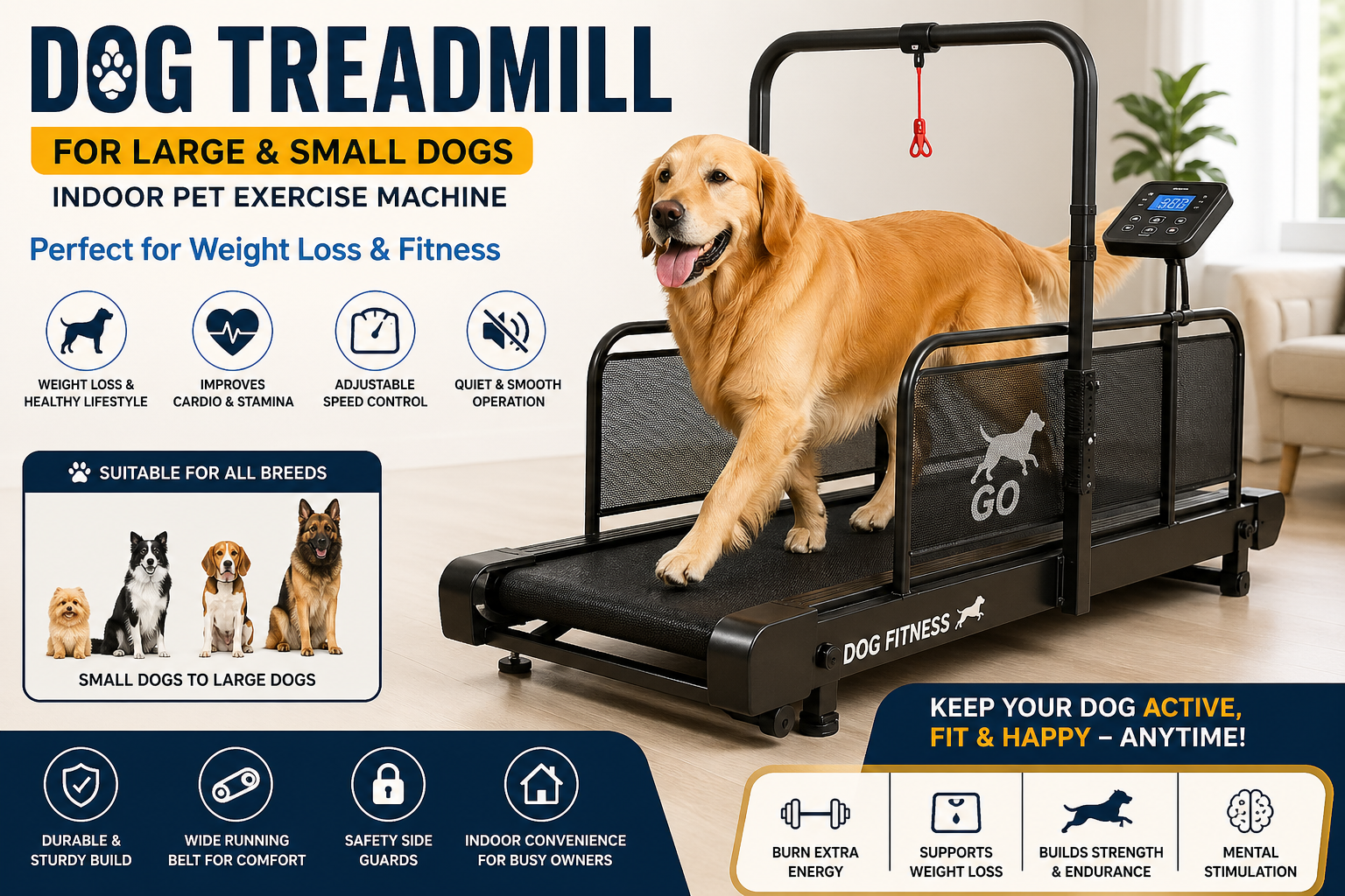 Indoor Dog Treadmill for small dogs