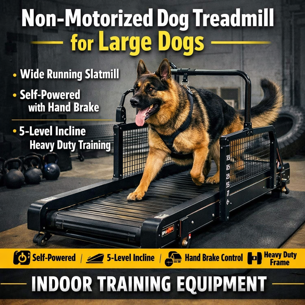 Non-Motorized Dog Treadmill for Large Dogs