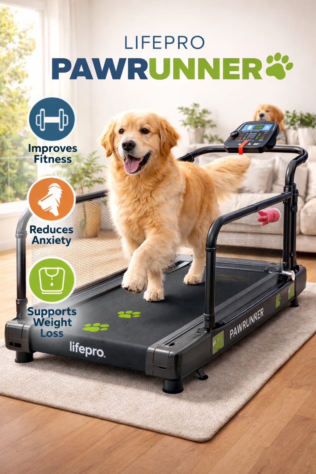 Lifepro PawRunner Dog Treadmill – Keep Your Dog Active Indoors
