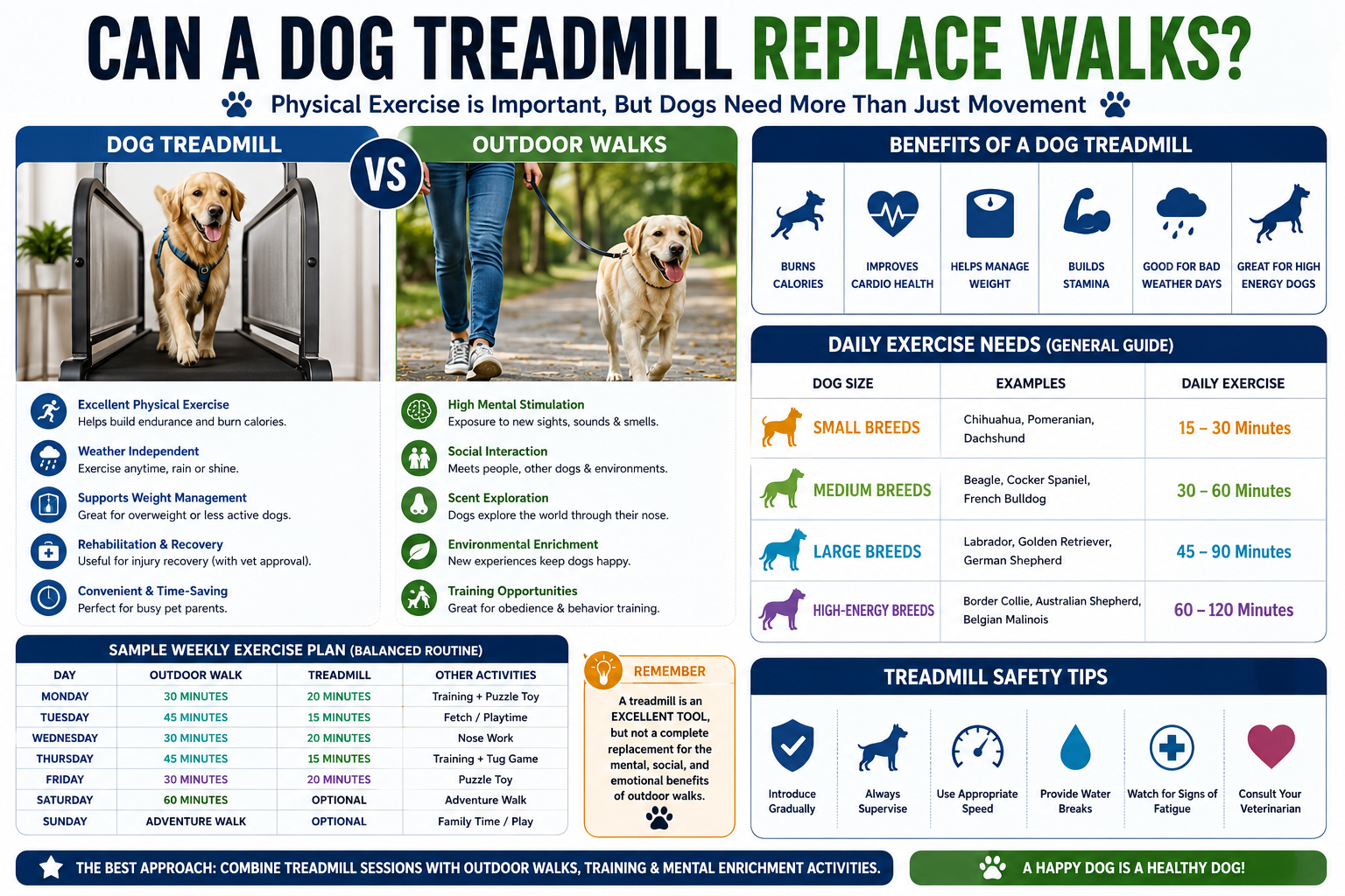 Can a Dog Treadmill Replace Walks?