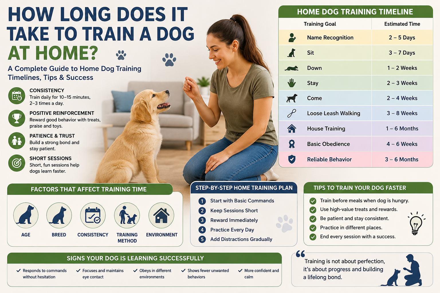How Long Does It Take to Train a Dog at Home?