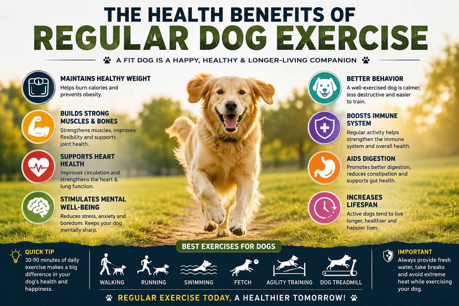The Health Benefits of Regular Dog Exercise