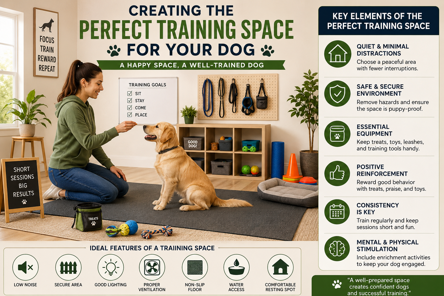 Creating the Perfect Training Space for Your Dog